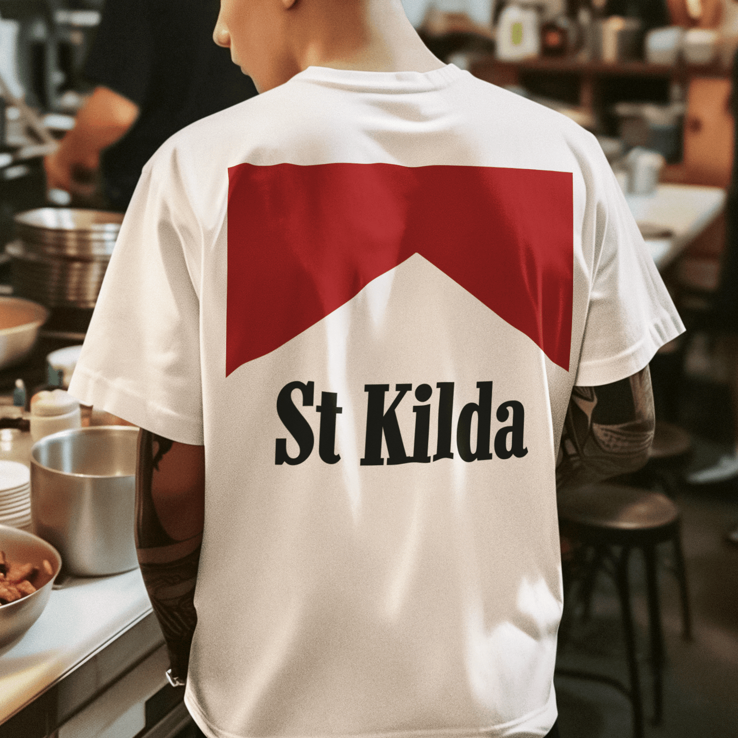 Vintage Saints - Malboro Inspired Oversize Tee - VFtees