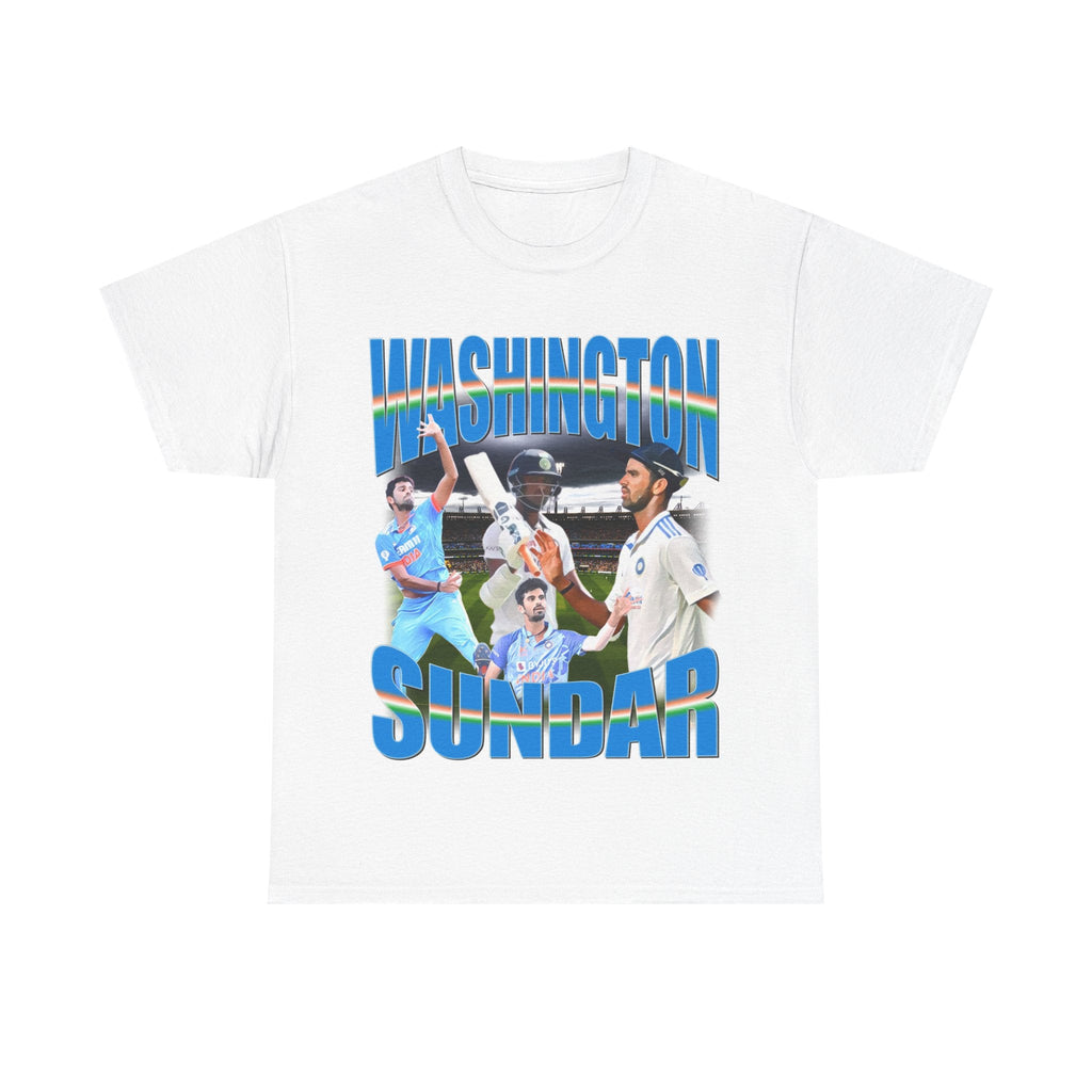 Washington Sundar Indian Cricket Graphic Tee - VFtees