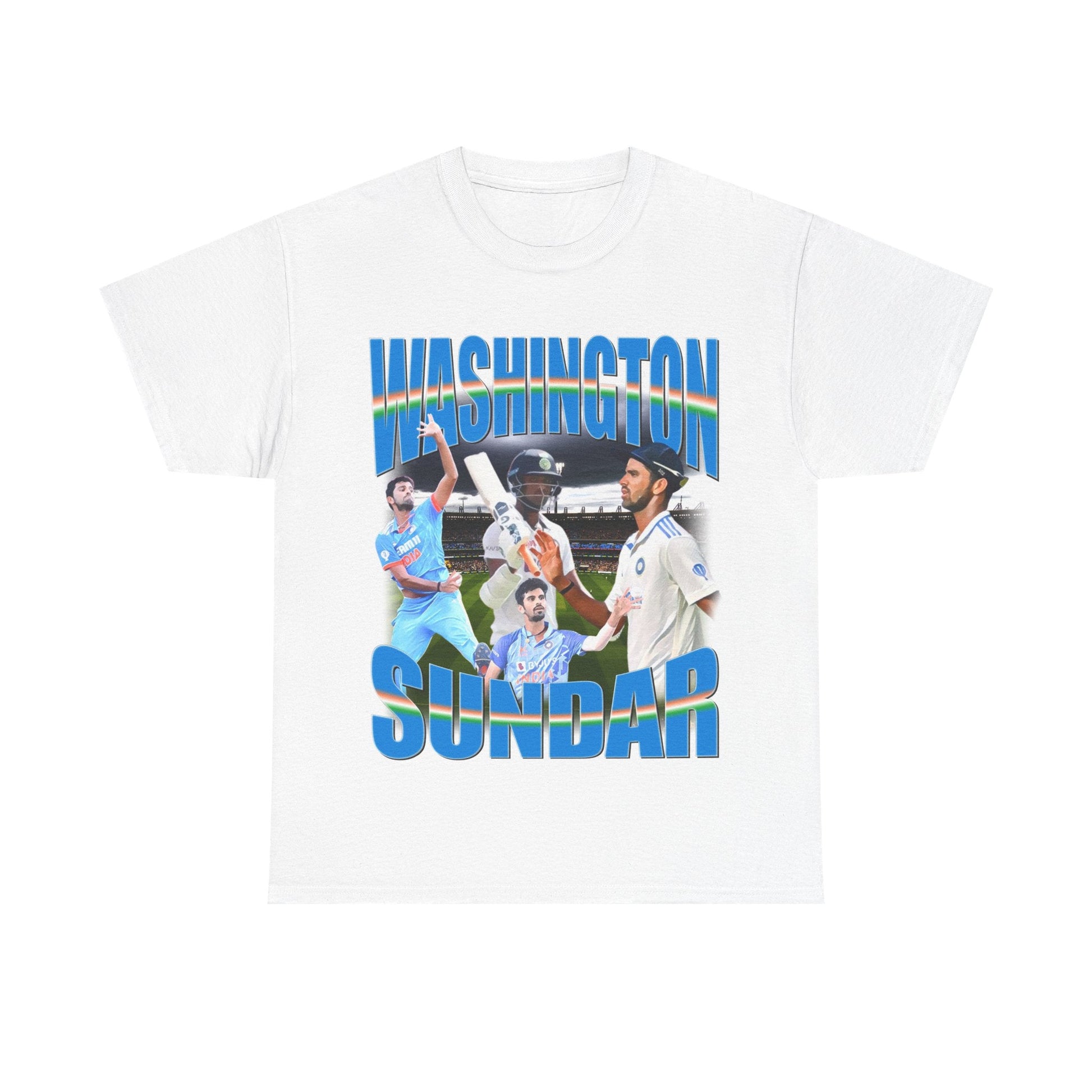 Washington Sundar Indian Cricket Graphic Tee - VFtees