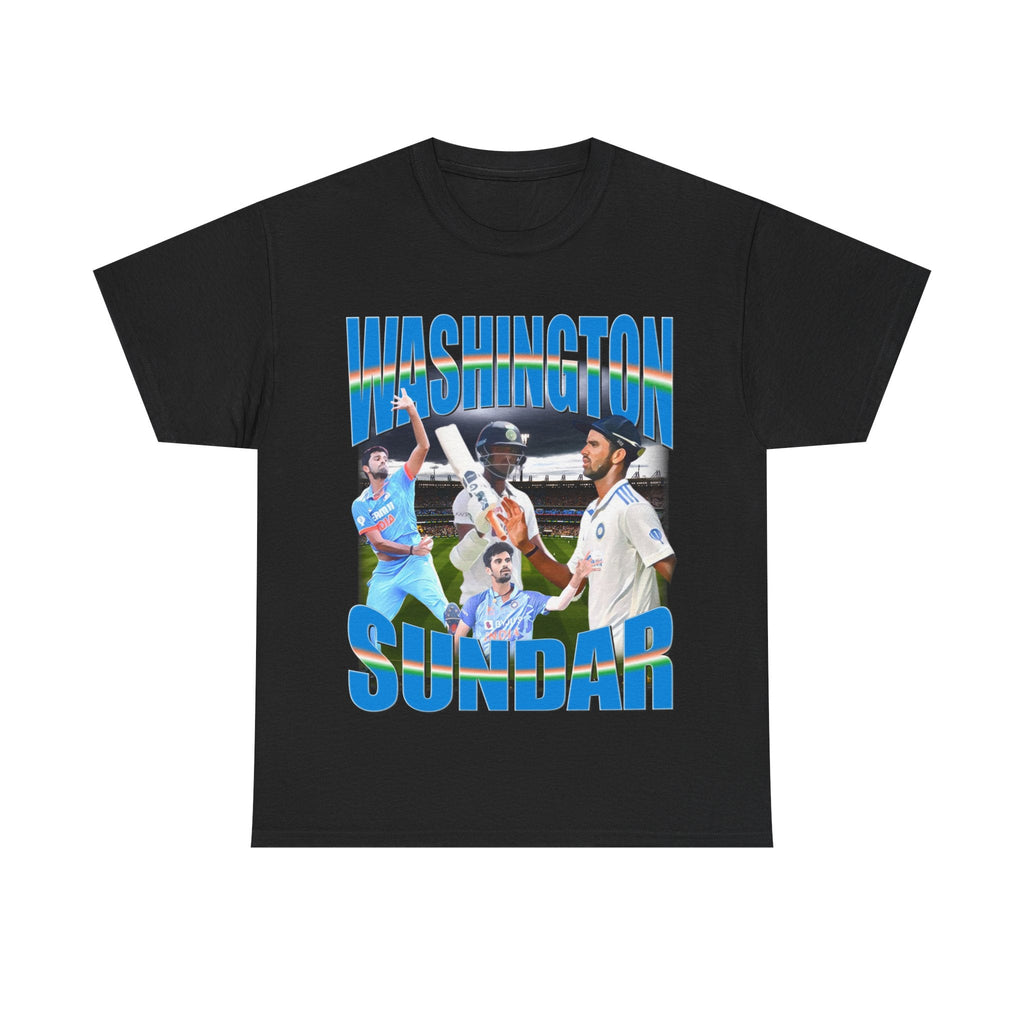 Washington Sundar Indian Cricket Graphic Tee - VFtees