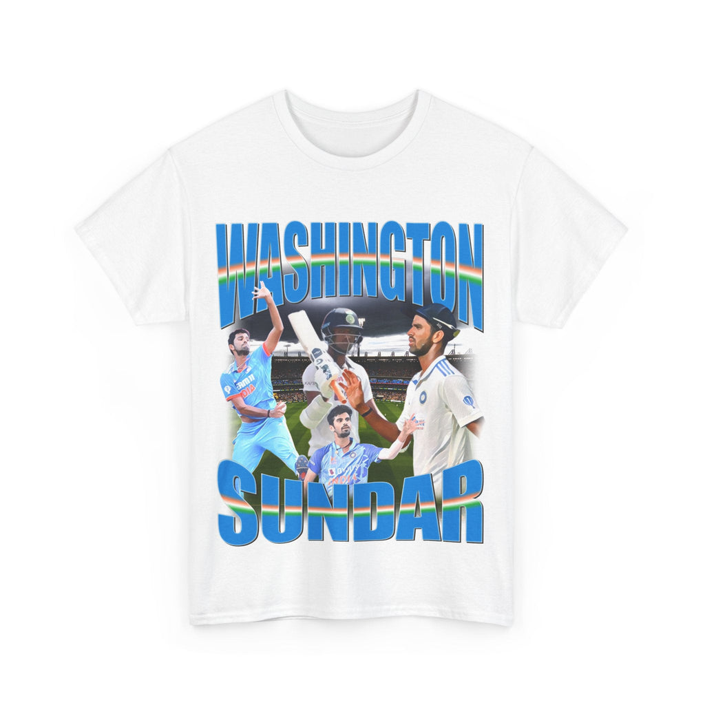 Washington Sundar Indian Cricket Graphic Tee - VFtees