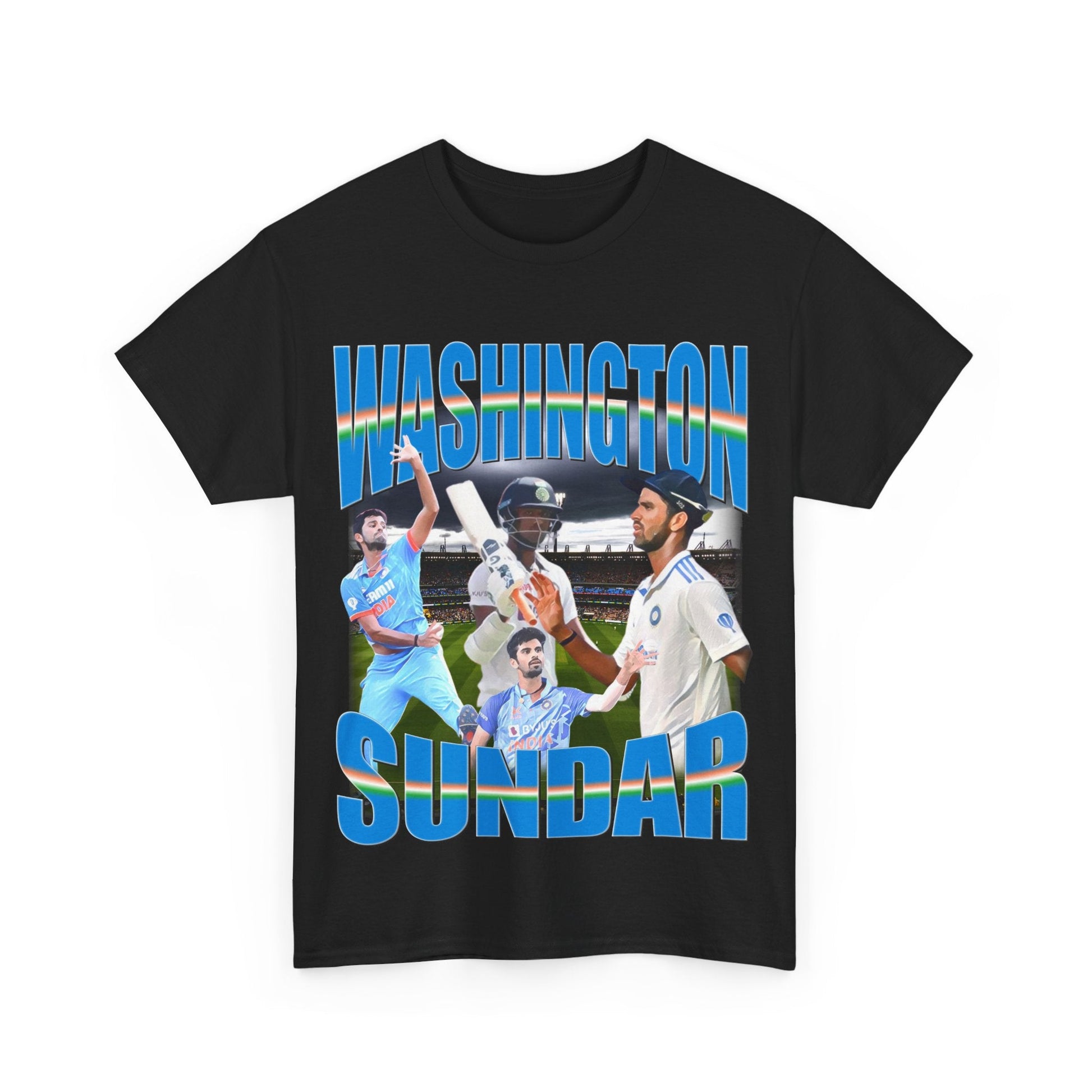 Washington Sundar Indian Cricket Graphic Tee - VFtees