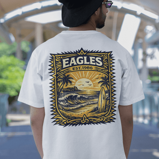 West Coast Football Wave Tee - VFtees