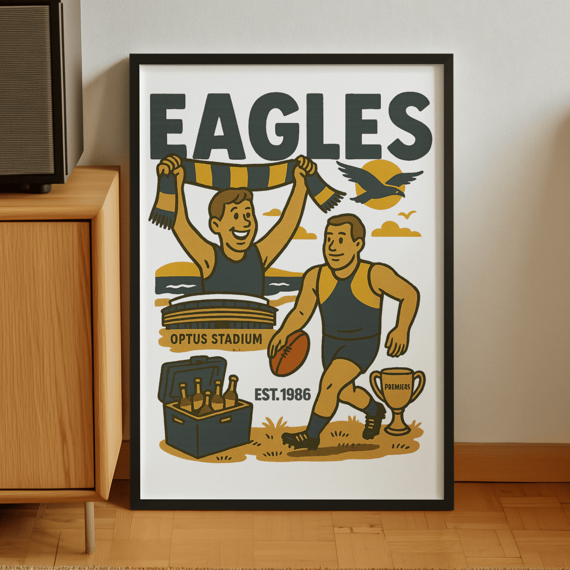 West Coast - Framed Wall Art - VFtees