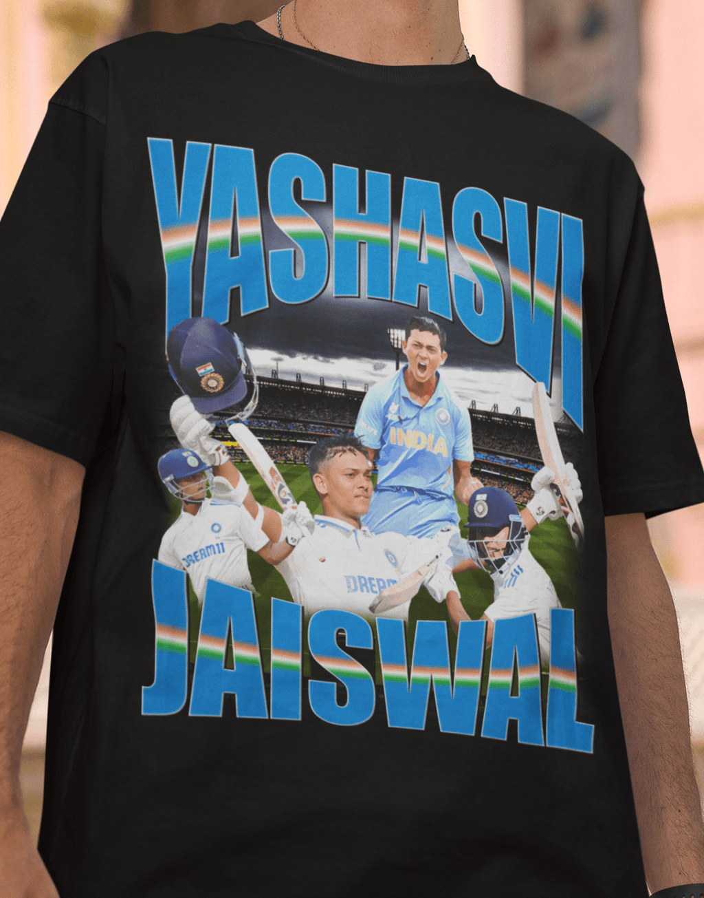 Yashasvi Jaiswal Indian Cricket Graphic Tee - VFtees