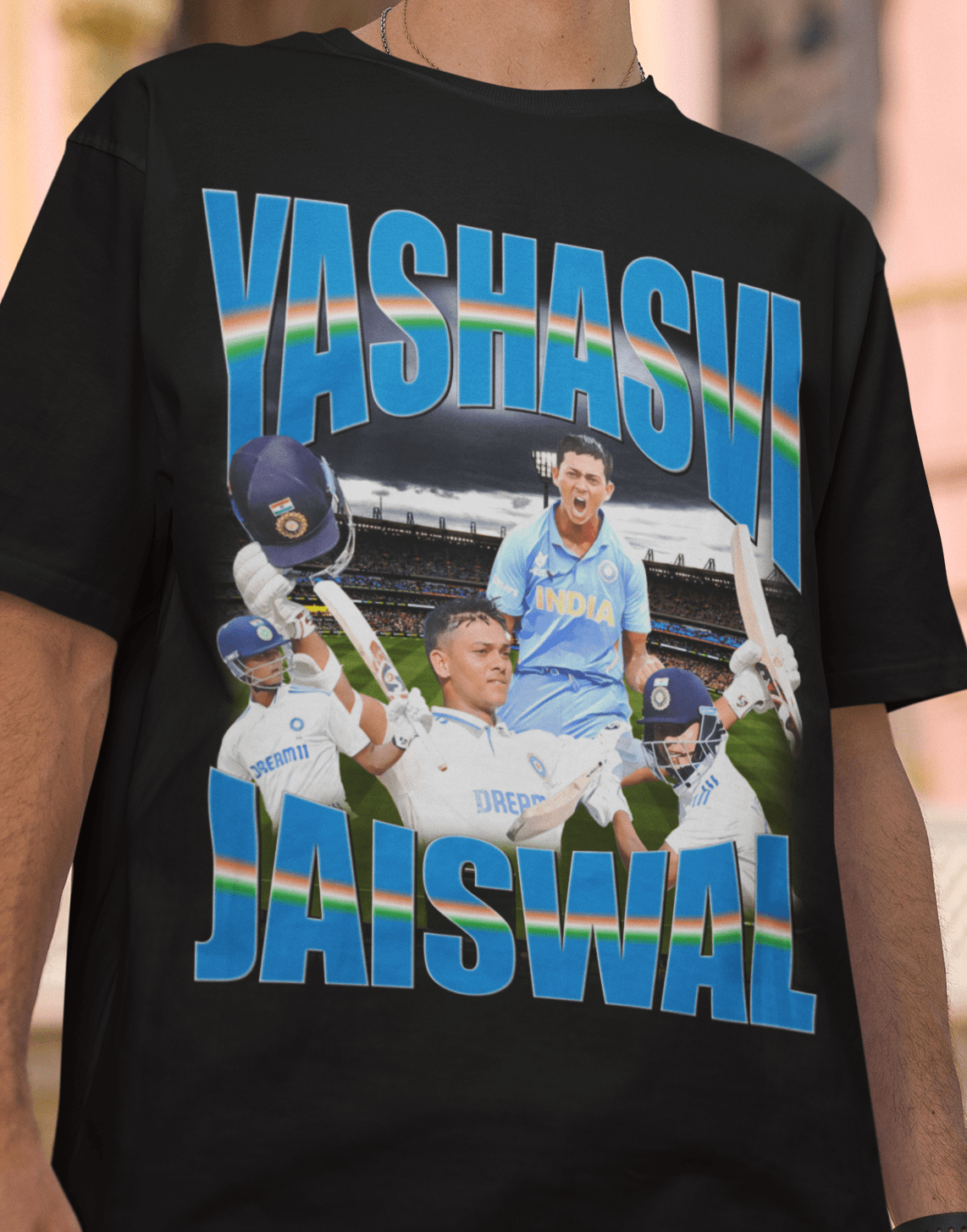 Yashasvi Jaiswal Indian Cricket Graphic Tee - VFtees