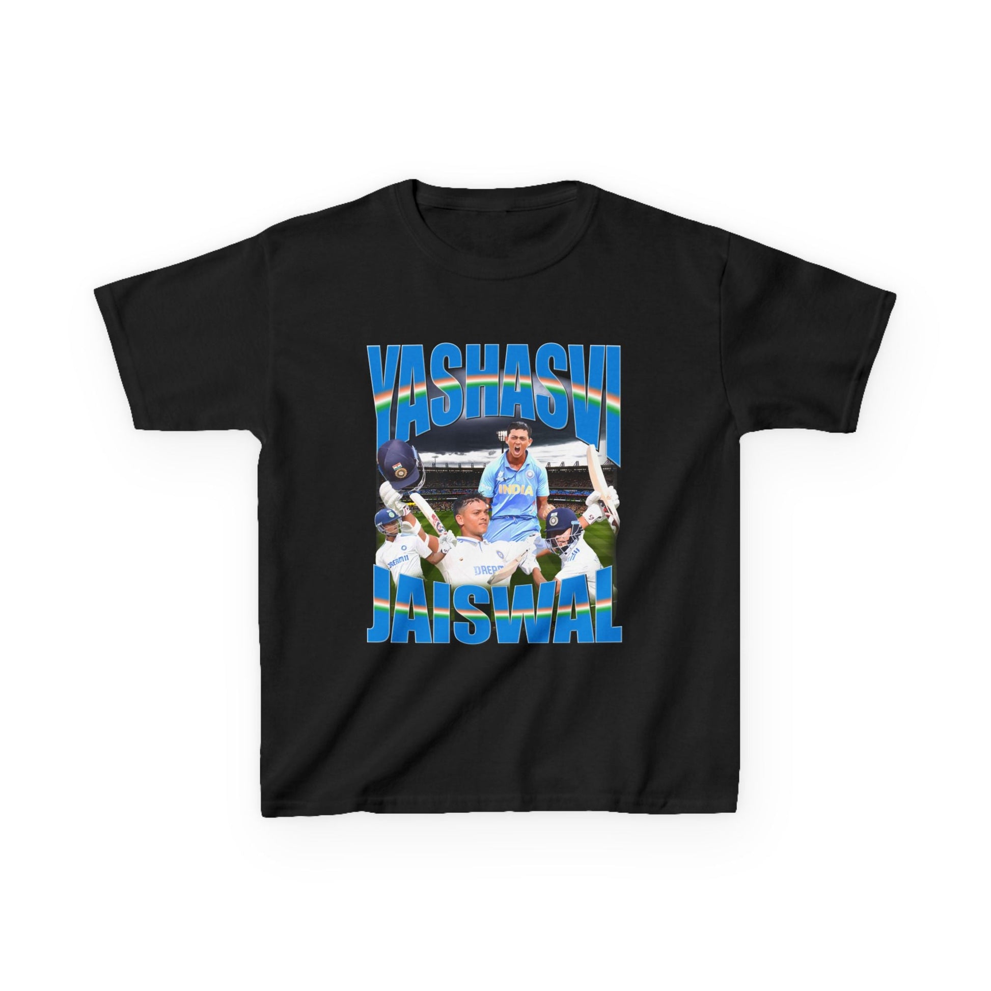 Yashasvi Jaiswal Indian Cricket Graphic Tee (Kids) - VFtees