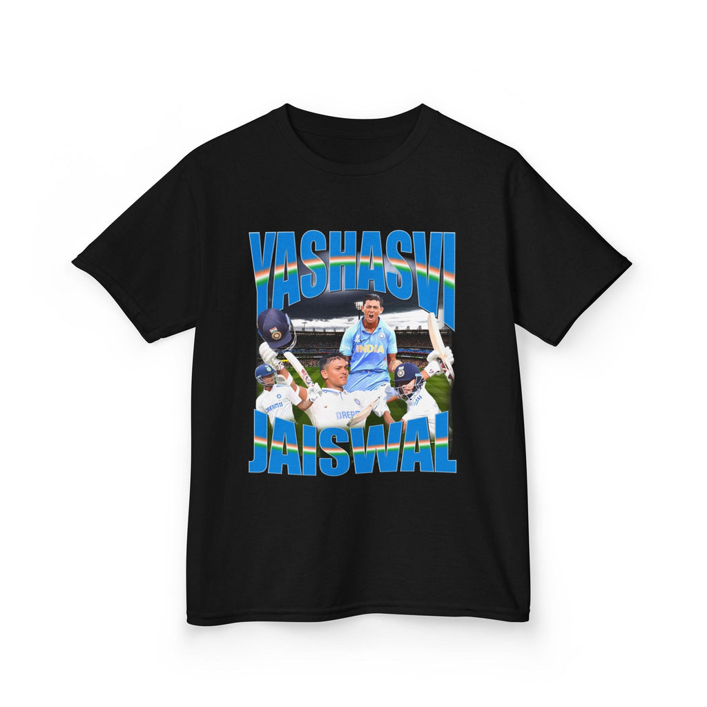 Yashasvi Jaiswal Indian Cricket Graphic Tee (Kids) - VFtees
