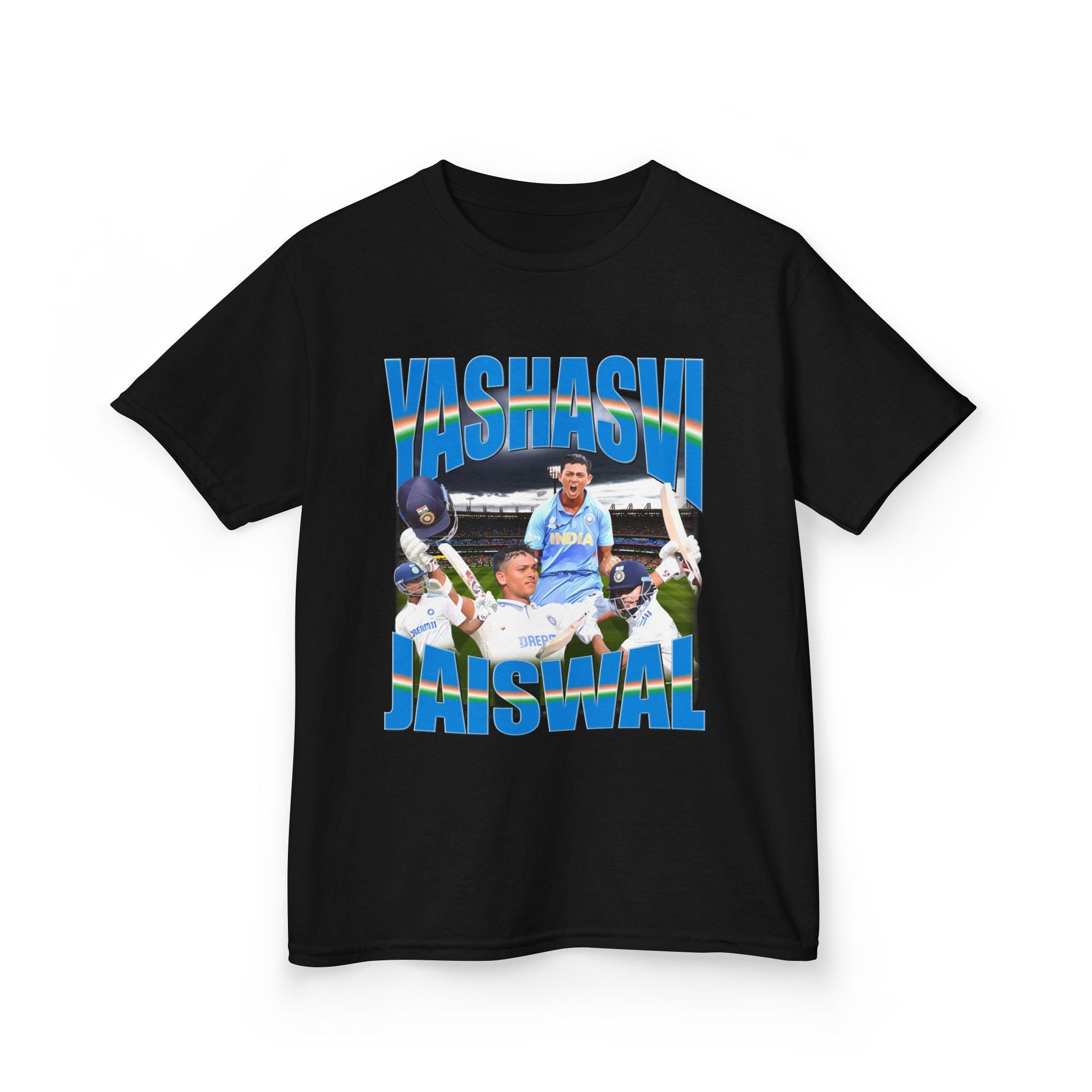 Yashasvi Jaiswal Indian Cricket Graphic Tee (Kids) - VFtees