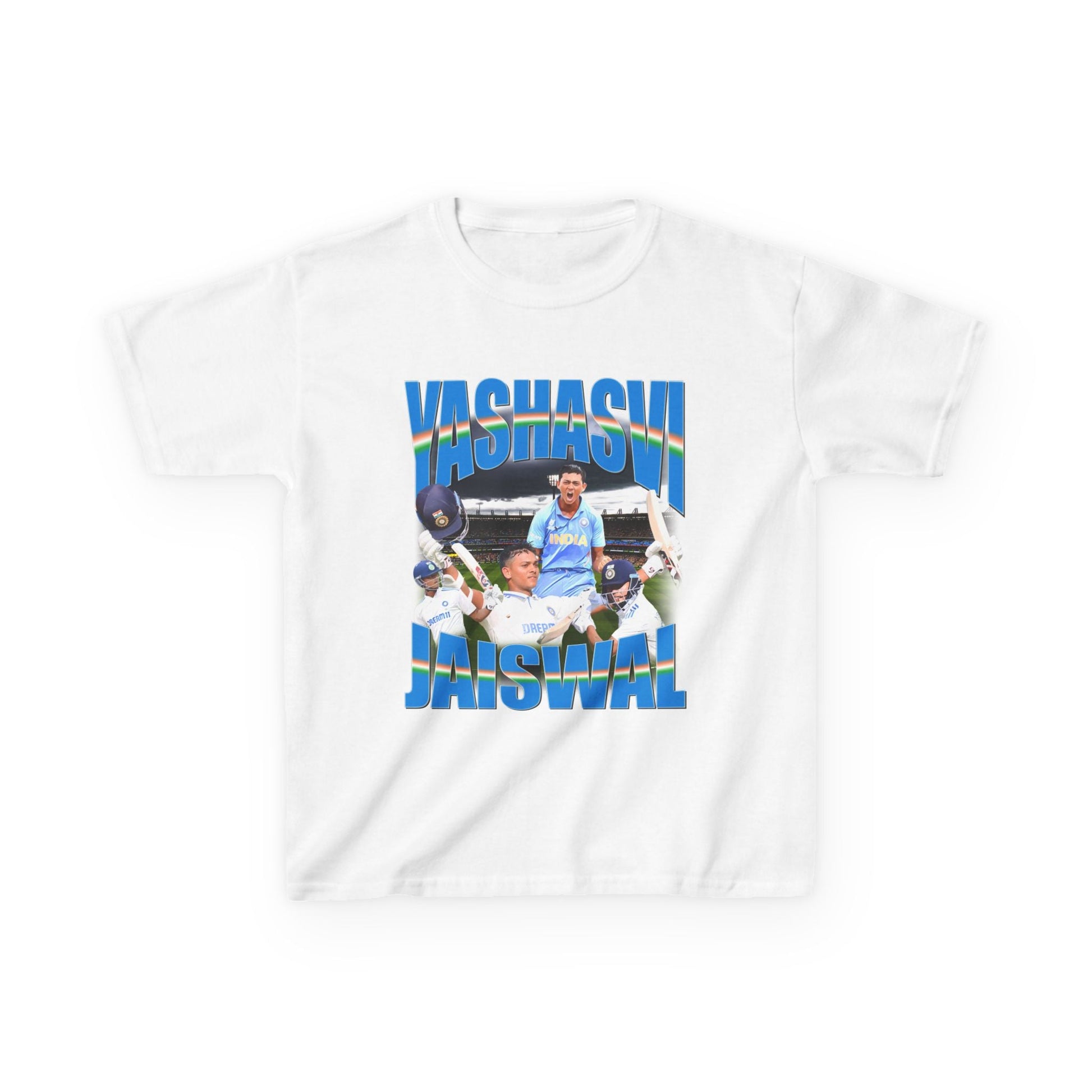 Yashasvi Jaiswal Indian Cricket Graphic Tee (Kids) - VFtees